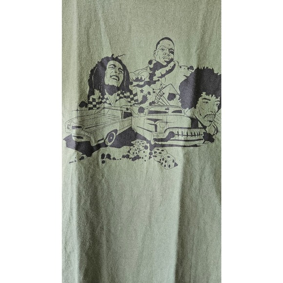 Biggie, Jimi hendrix, Bob marley, Men's size small T-shirt. - Picture 2 of 5